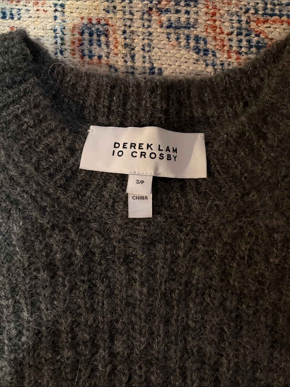 Derek Lam 10 Crosby Ryan Crewneck Alpaca Blend Sweater SZ S EUC - Picture 6 of 8